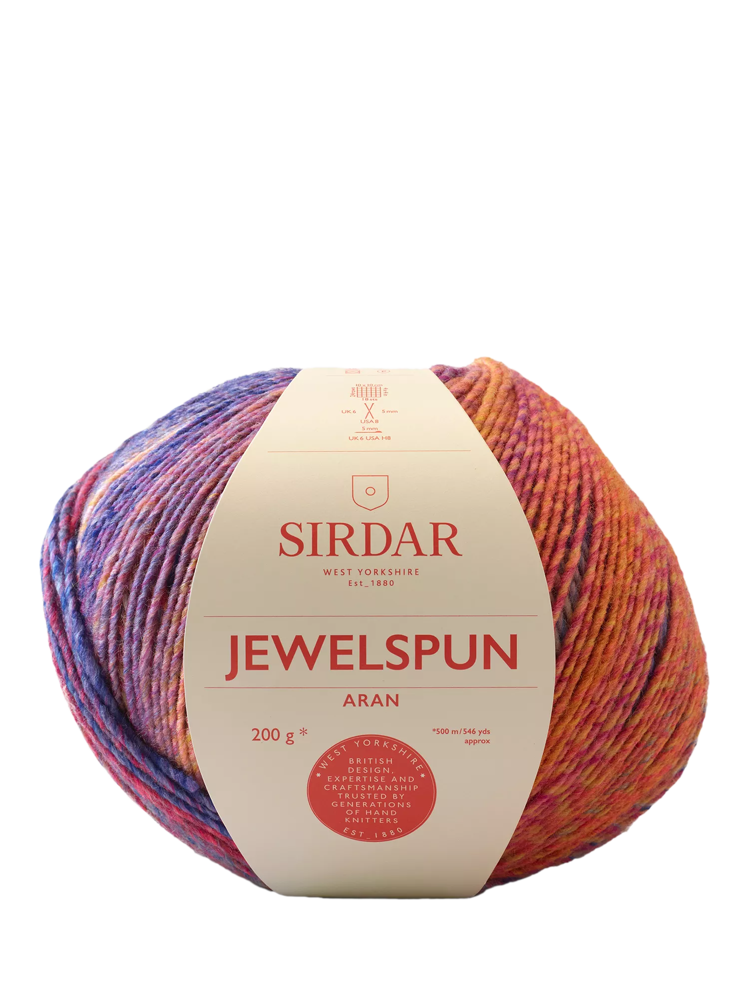 Sirdar Jewelspun Aran Knitting and Crochet Yarn 200g