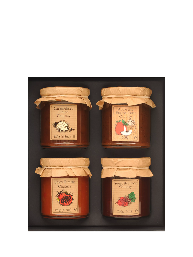 Edinburgh Preserves chutneys and relishes box 750g - British product