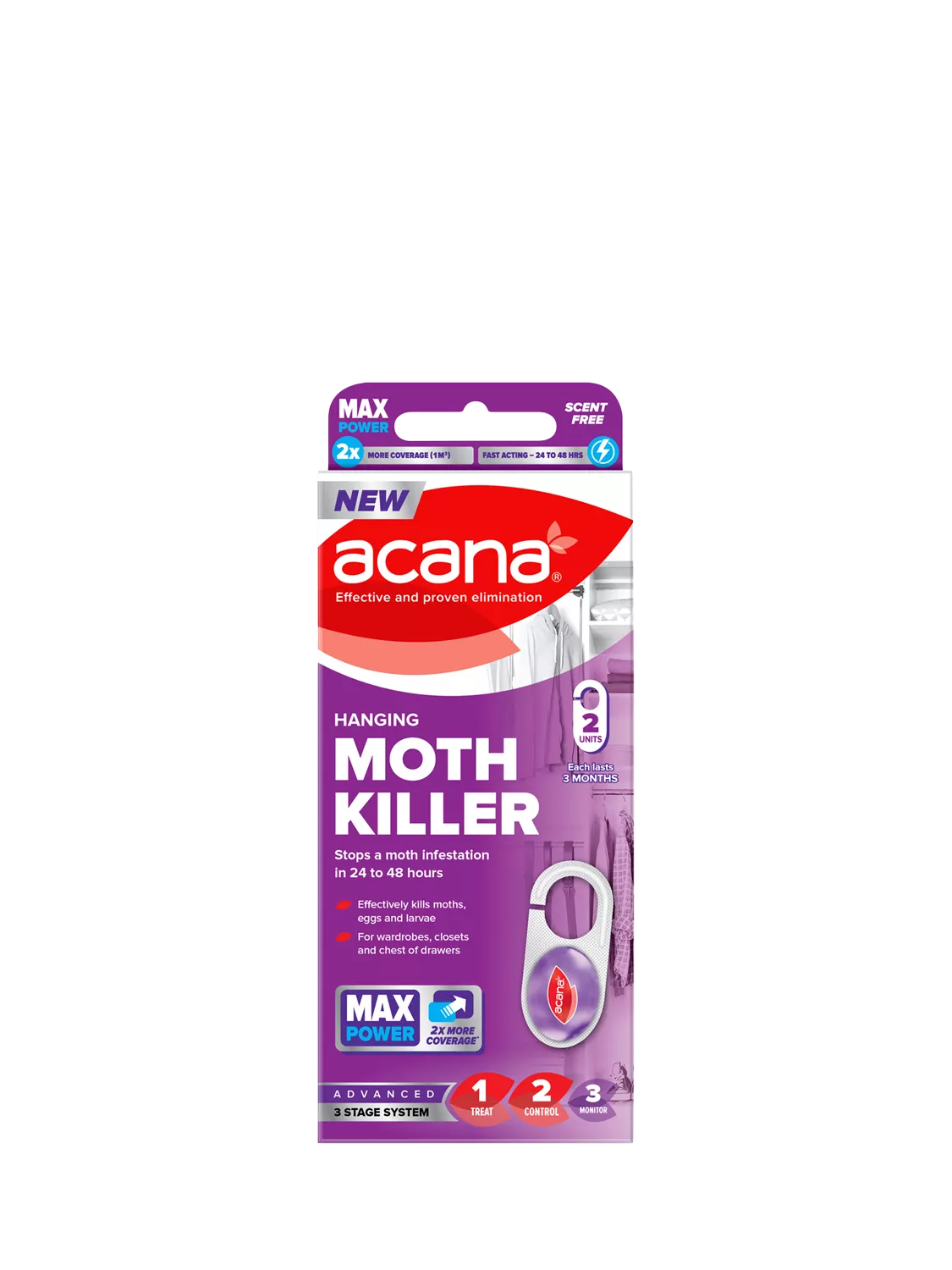 Acana Max Hanging Moth Killer Sachet - British product