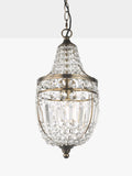 John Lewis La Scala Acorn crystal chandelier satin bronze - British product
