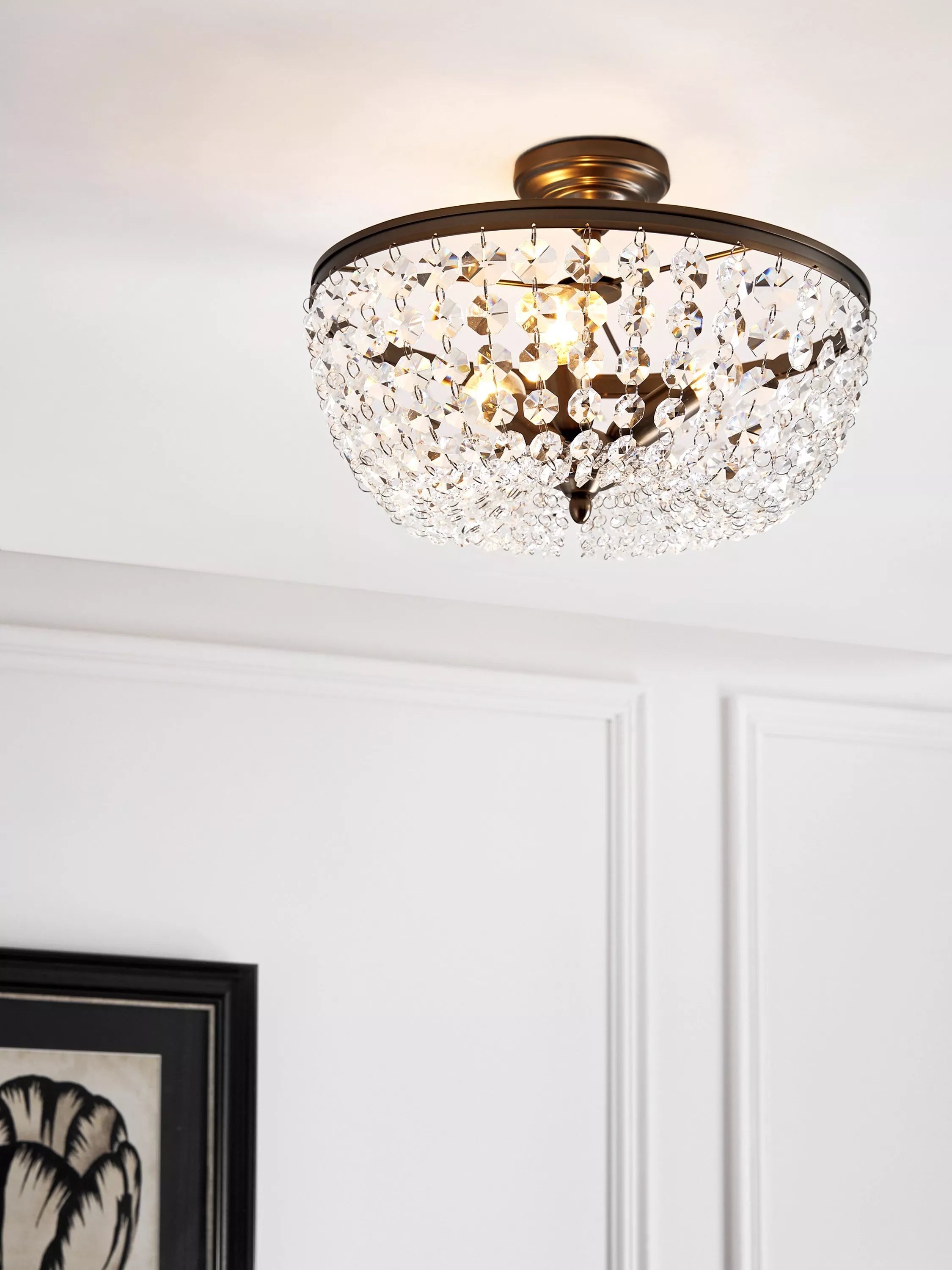 John Lewis La Scala chandelier satin bronze, UK version