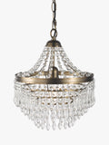 John Lewis La Scala chandelier satin bronze 30cm diameter, imported from the UK