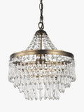 John Lewis La Scala chandelier satin bronze 30cm diameter, imported from the UK