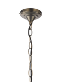 John Lewis La Scala chandelier satin bronze 30cm diameter, imported from the UK