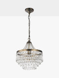 John Lewis La Scala chandelier satin bronze 30cm diameter, imported from the UK