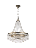 John Lewis La Scala satin bronze swag chandelier 52cm, UK version