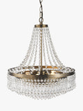 John Lewis La Scala satin bronze swag chandelier 52cm, UK version