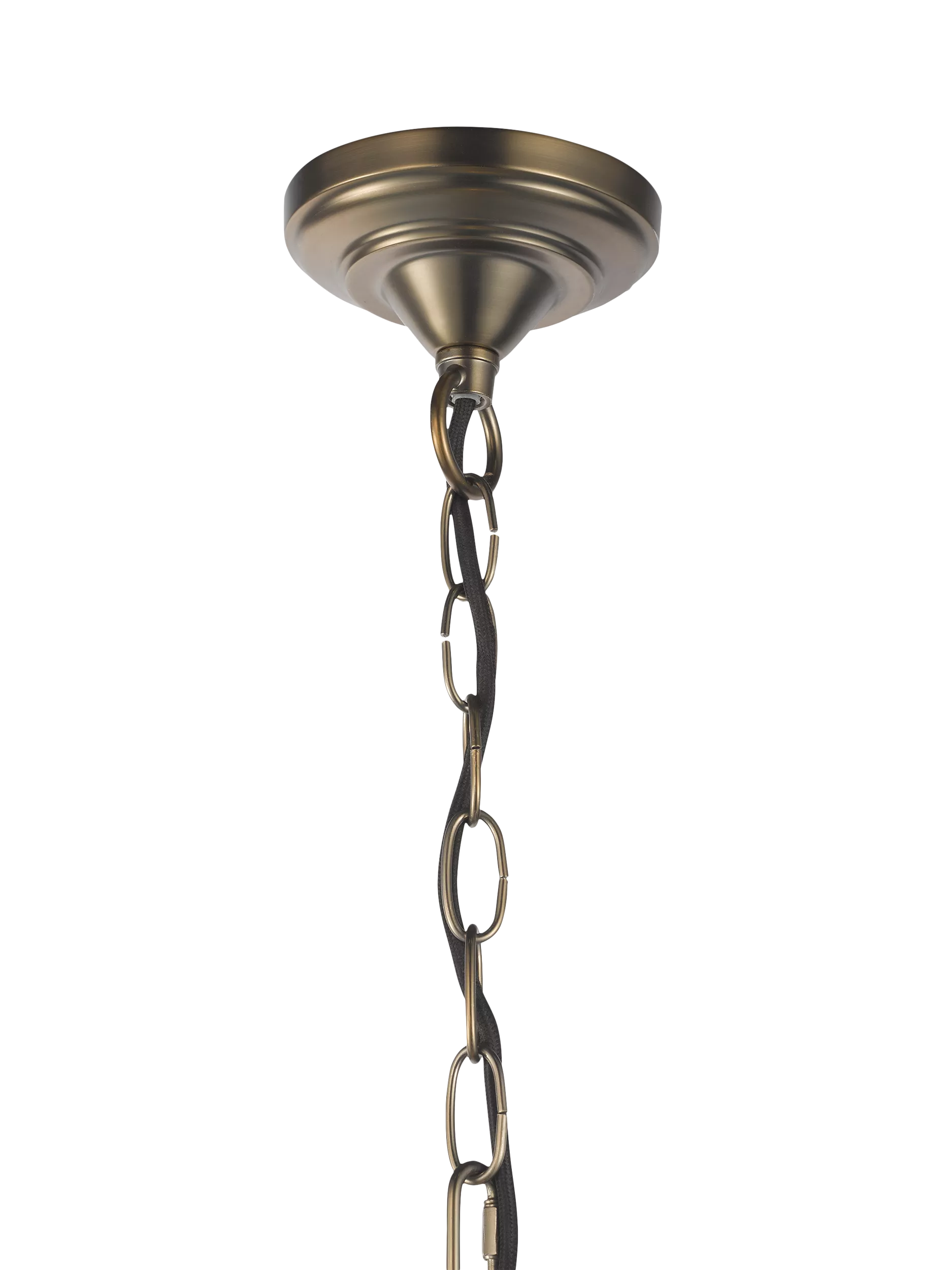 John Lewis La Scala satin bronze swag chandelier 52cm, UK version