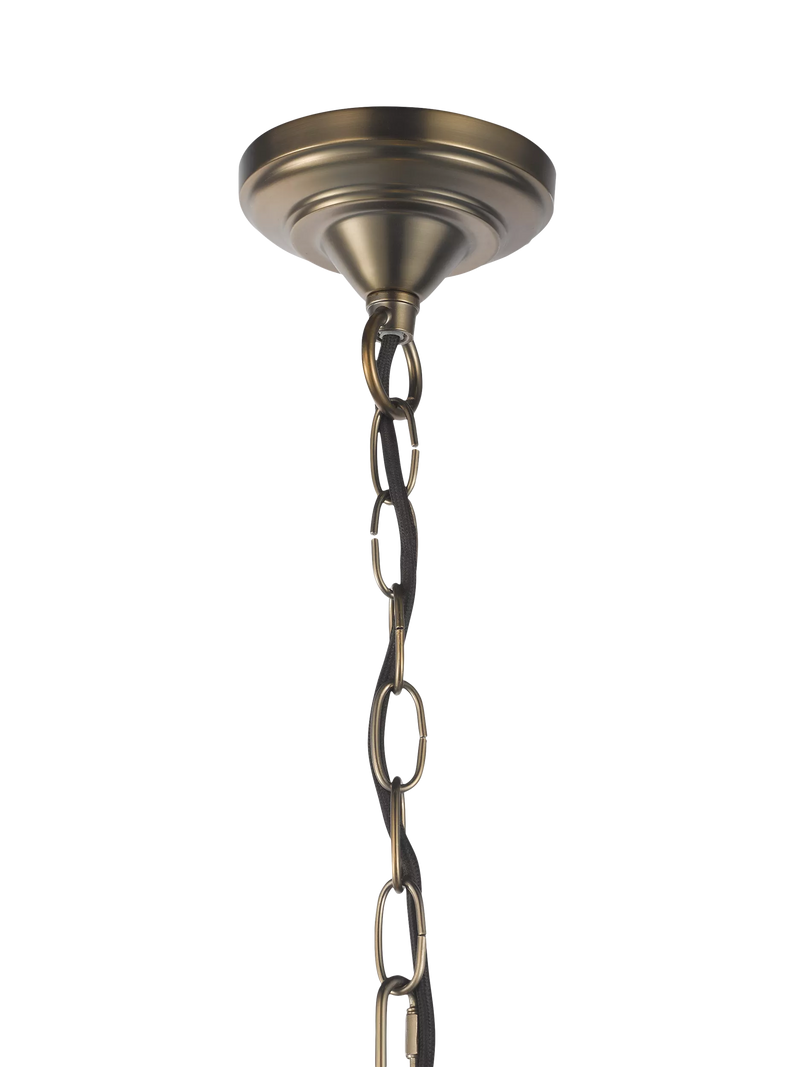 John Lewis La Scala satin bronze swag chandelier 52cm, UK version