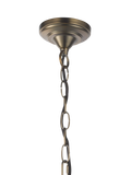 John Lewis La Scala satin bronze swag chandelier 52cm, UK version