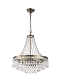 John Lewis La Scala satin bronze swag chandelier 52cm, UK version
