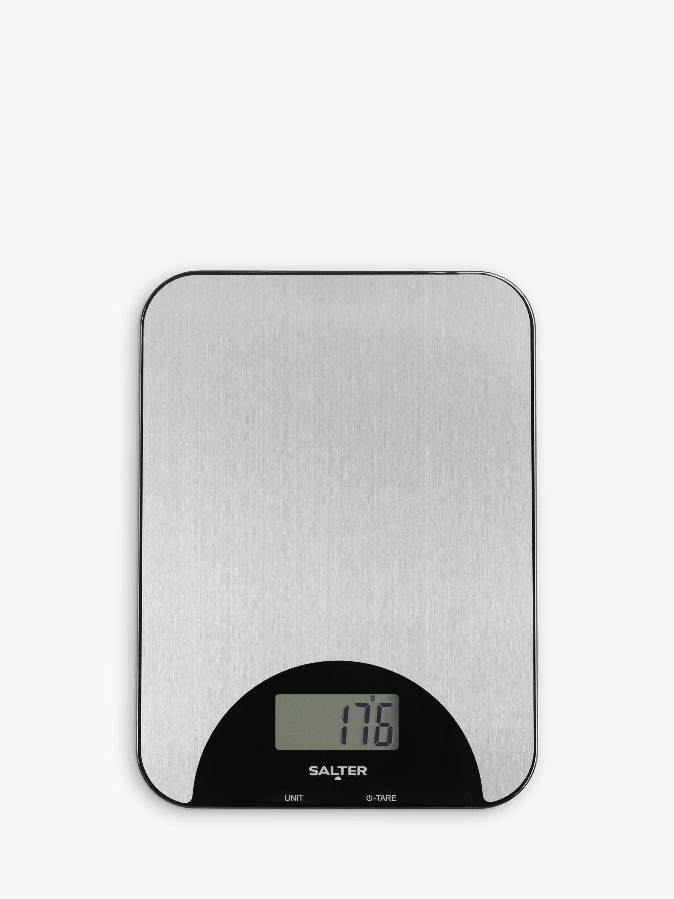 Salter stainless steel rechargeable kitchen scale 5kg (British brand)