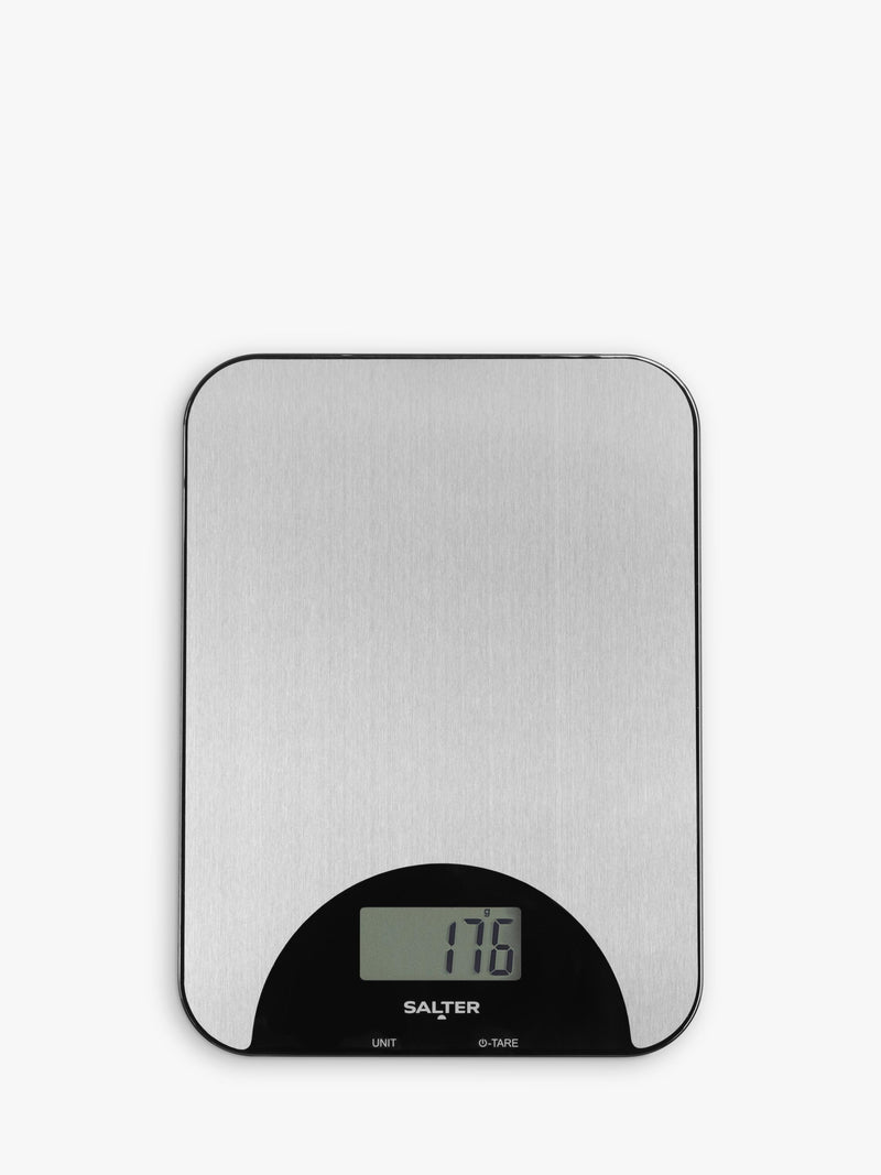 Salter stainless steel rechargeable kitchen scale 5kg (British brand)