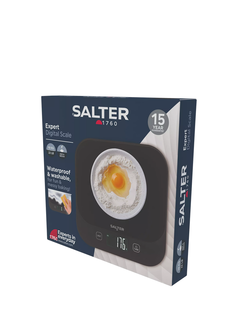Salter waterproof digital kitchen scale 10kg, UK version