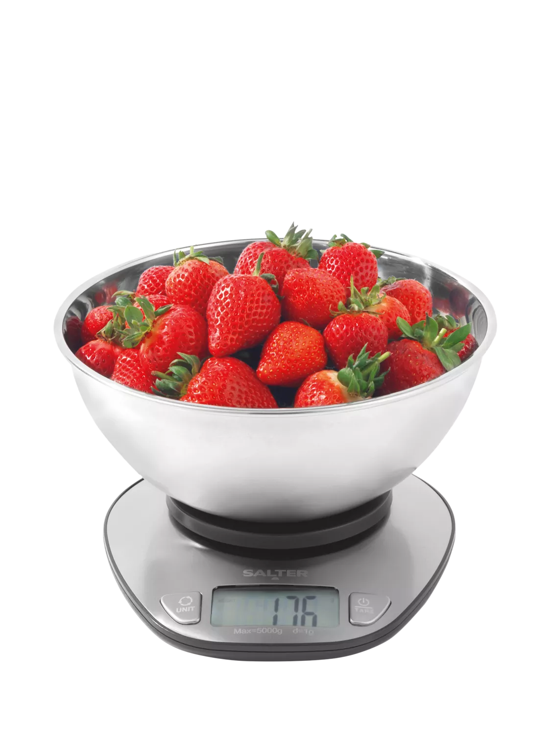 Salter stainless steel bowl kitchen scale 5kg - British product
