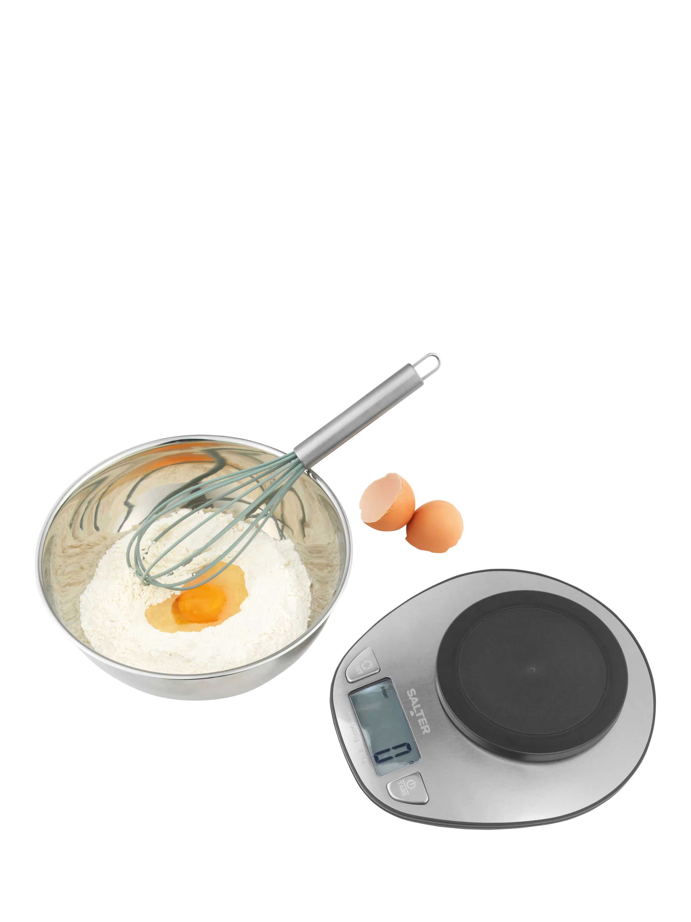Salter stainless steel bowl kitchen scale 5kg - British product