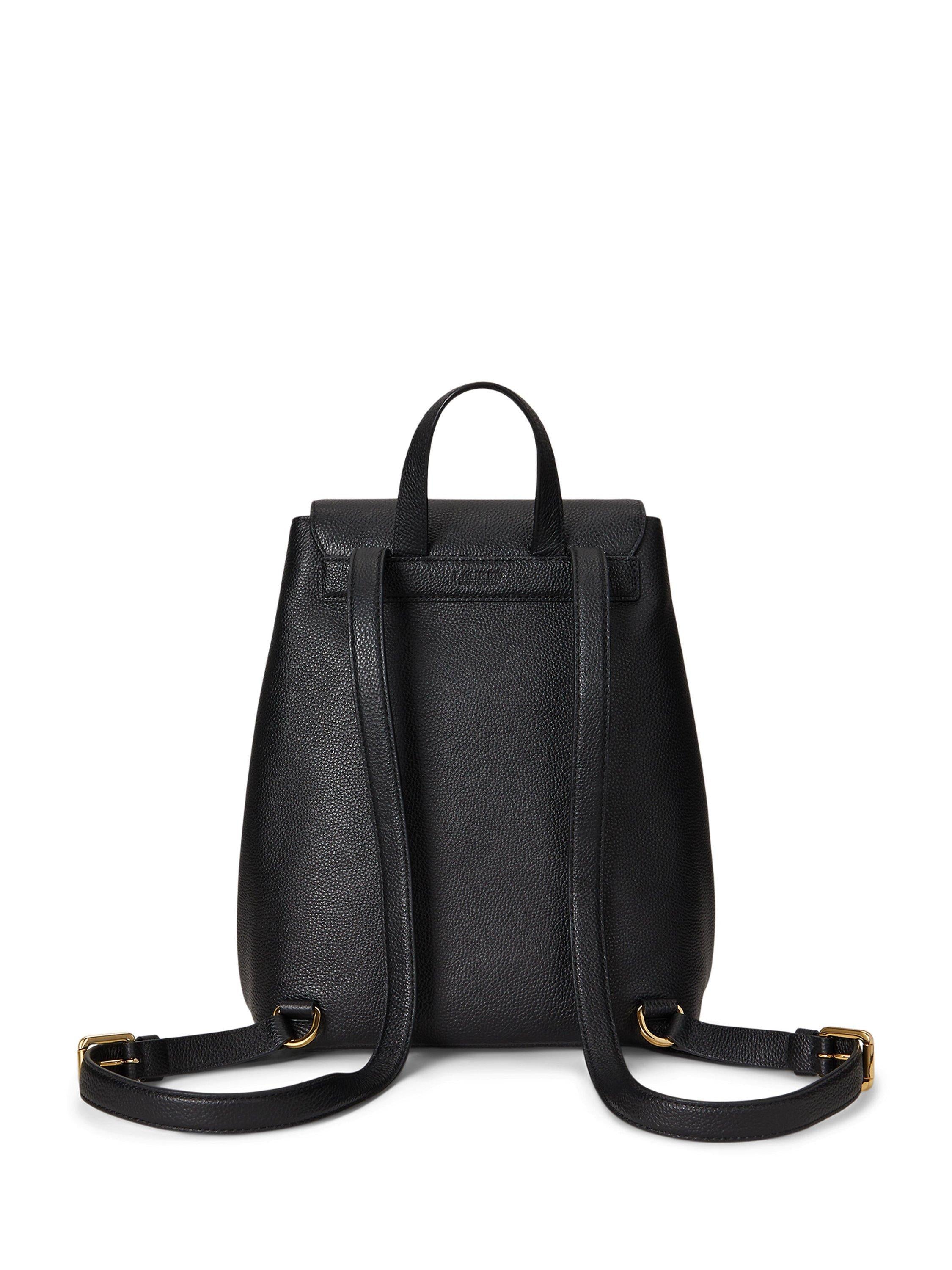 Lauren Ralph Lauren Cameryn leather backpack, imported from the UK