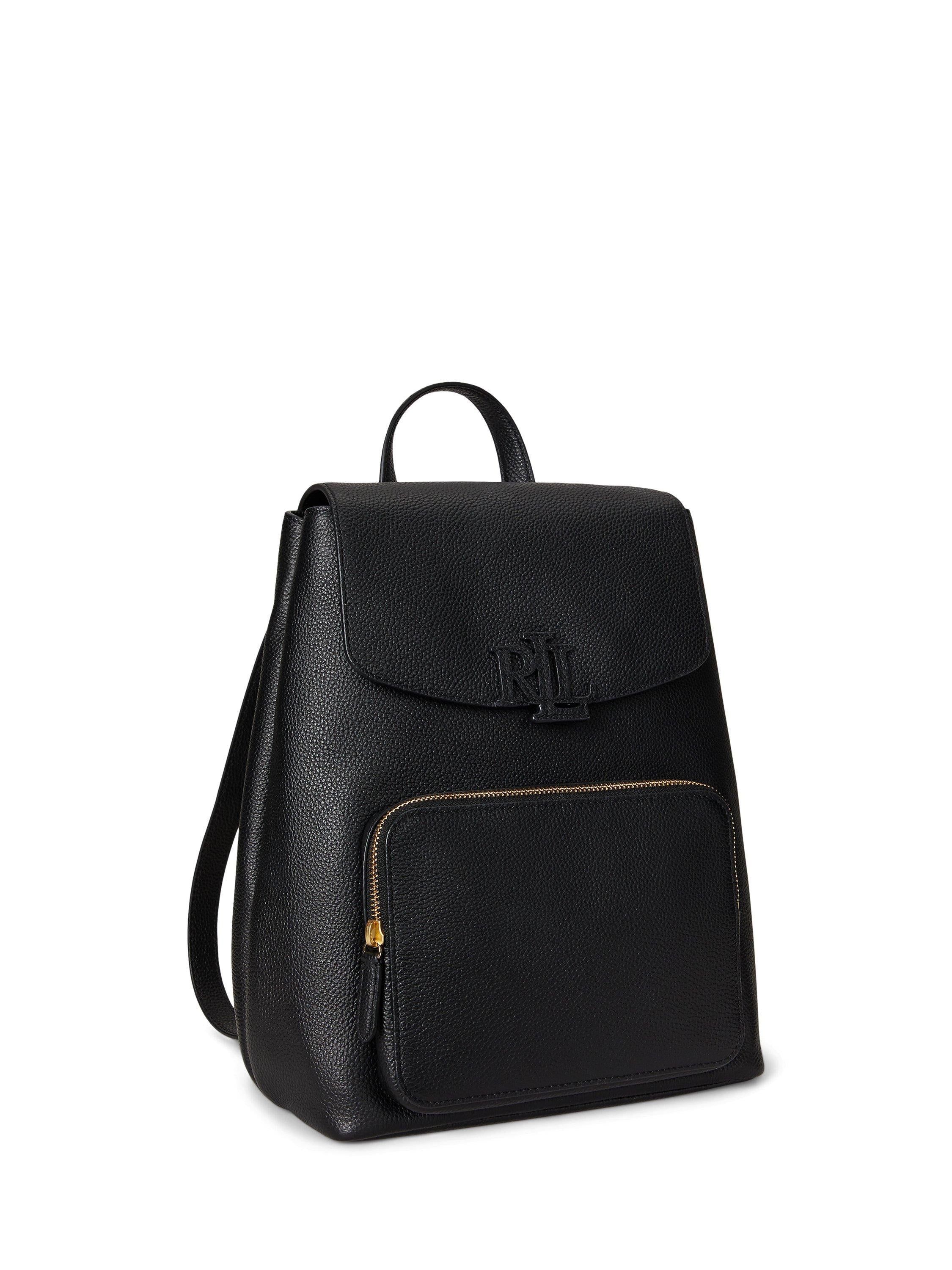 Lauren Ralph Lauren Cameryn leather backpack, imported from the UK