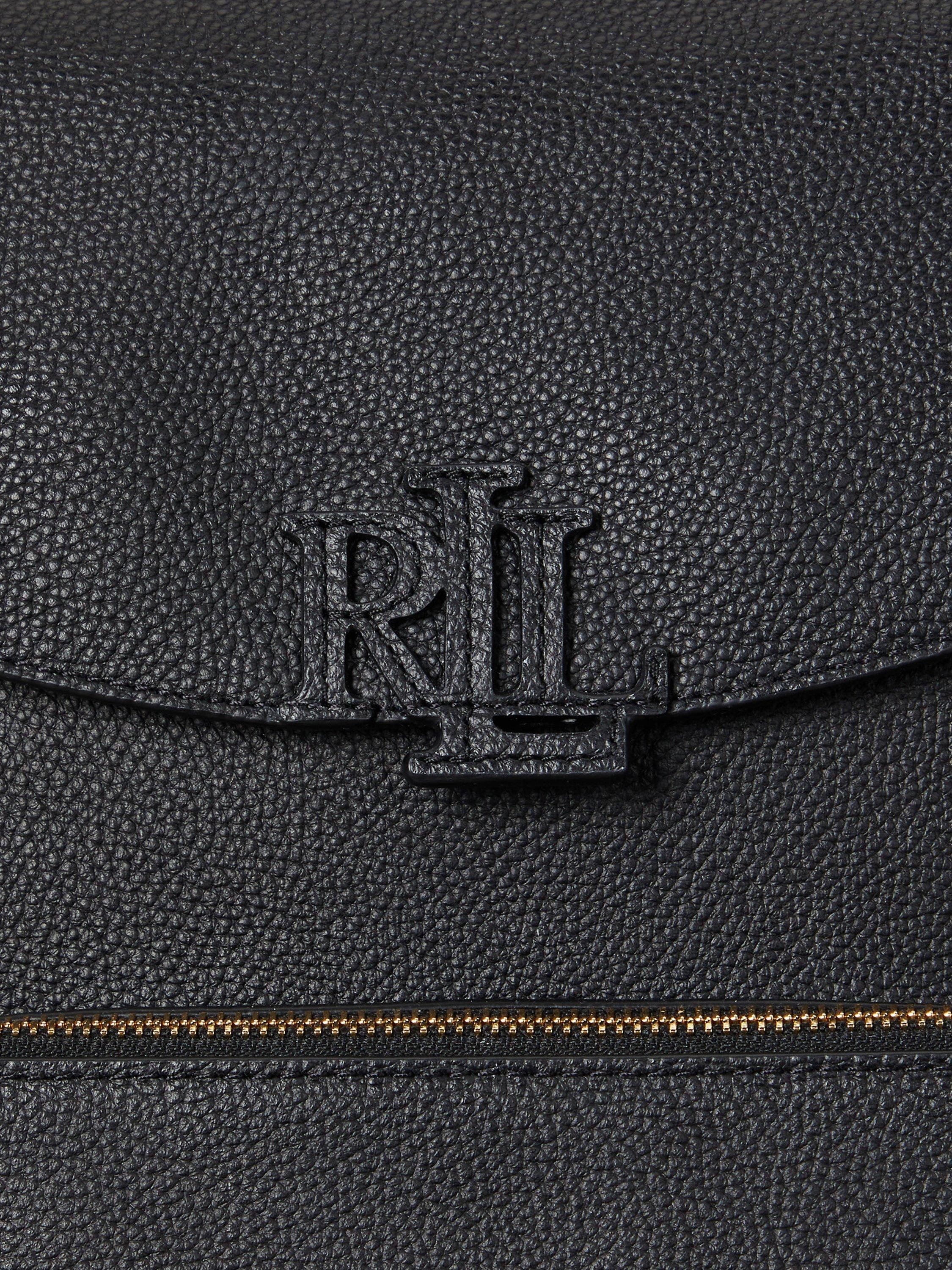 Lauren Ralph Lauren Cameryn leather backpack, imported from the UK