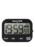 Salter Extra Loud Beeper digital kitchen timer in black (British brand)