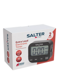Salter Extra Loud Beeper digital kitchen timer in black (British brand)