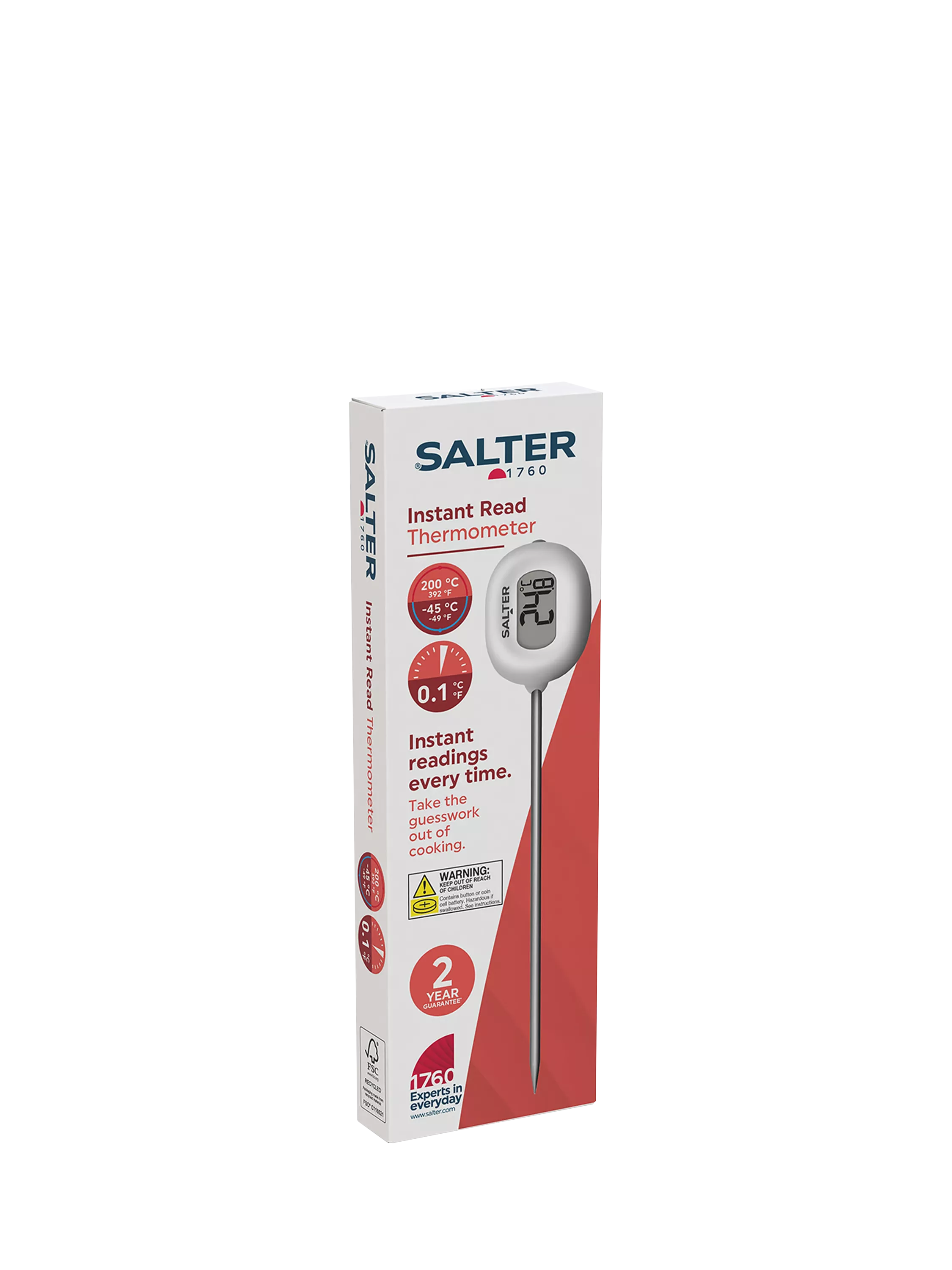 Salter instant read digital thermometer, UK version