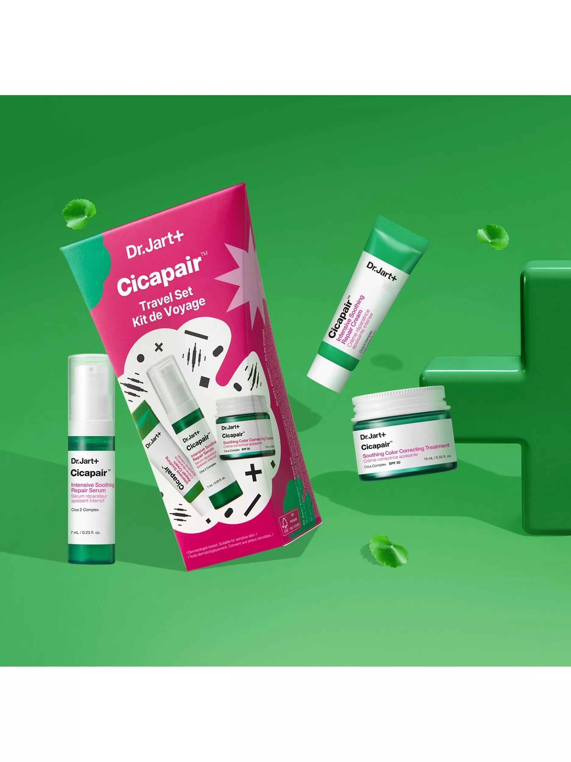 Dr Jart+ Cicapair travel skincare set - British product