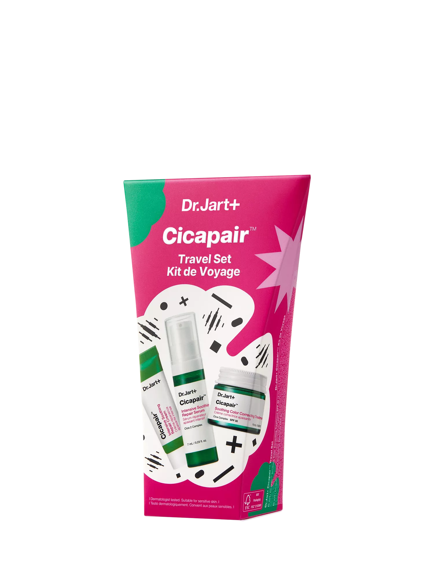 Dr Jart+ Cicapair travel skincare set - British product