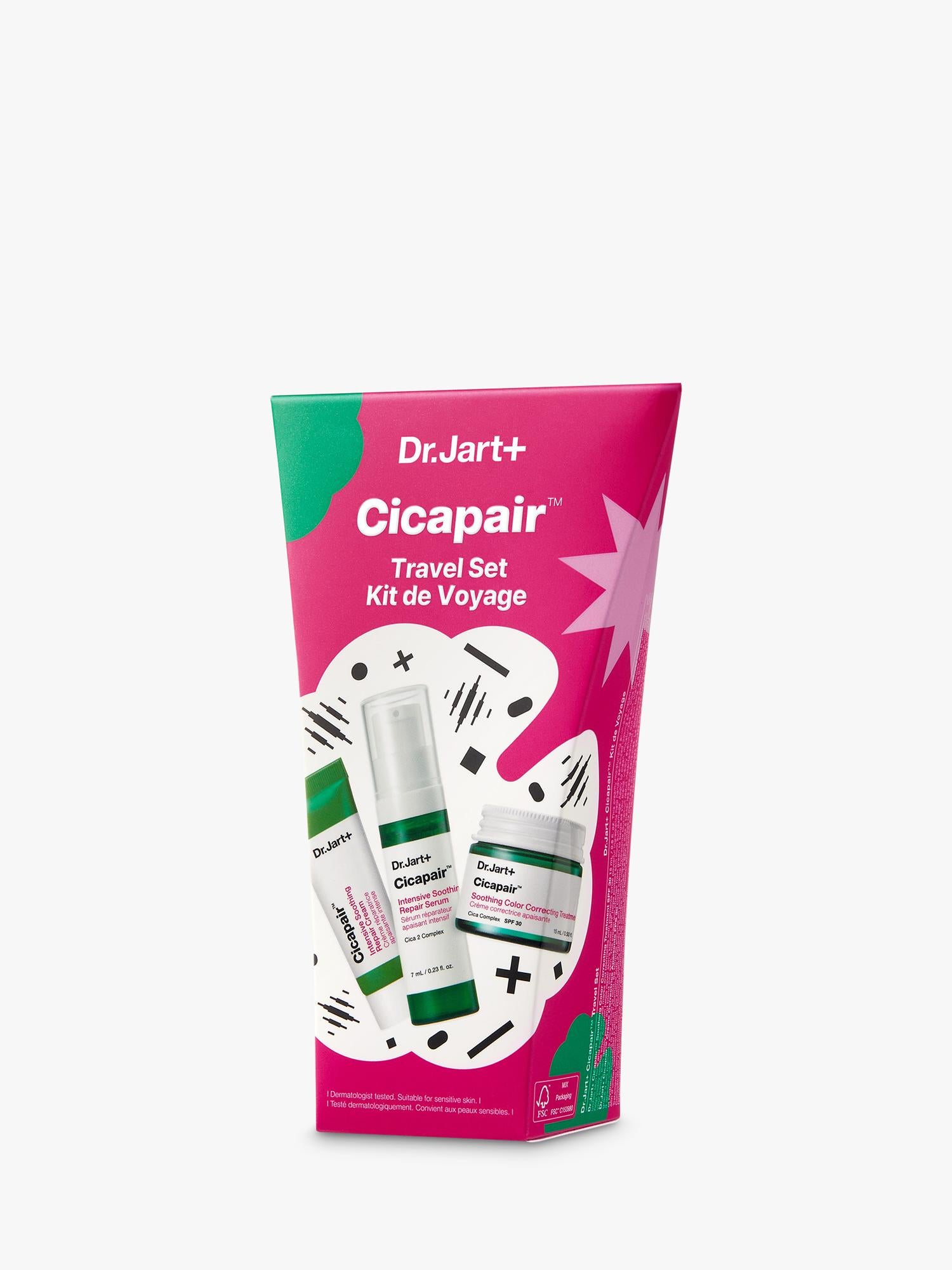 Dr Jart+ Cicapair travel skincare set - British product
