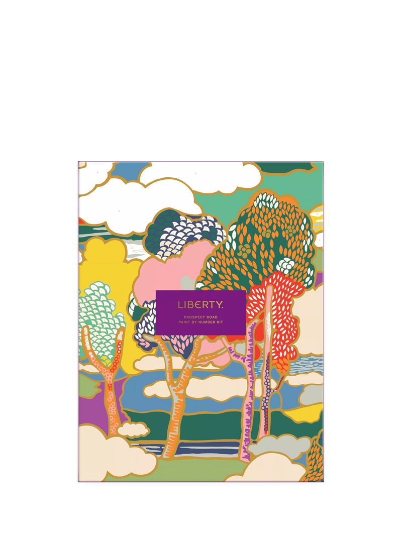 Galison Liberty print paint by numbers kit 30x24cm, imported from the UK