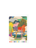 Galison Liberty print paint by numbers kit 30x24cm, imported from the UK