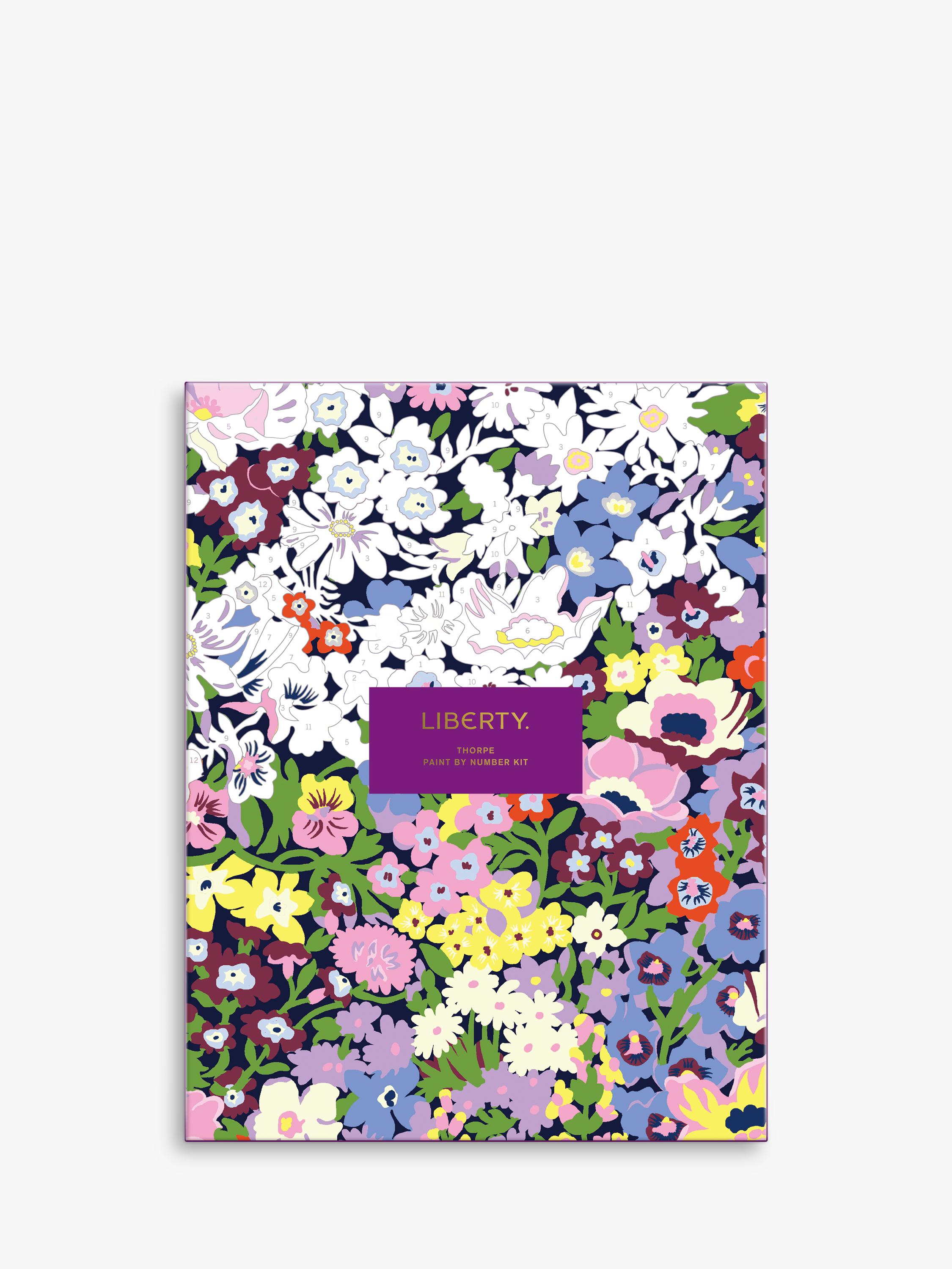 Galison Liberty Thorpe Paint by Numbers Kit - British product