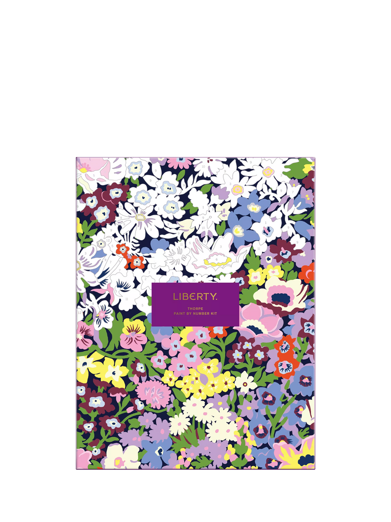 Galison Liberty Thorpe Paint by Numbers Kit - British product