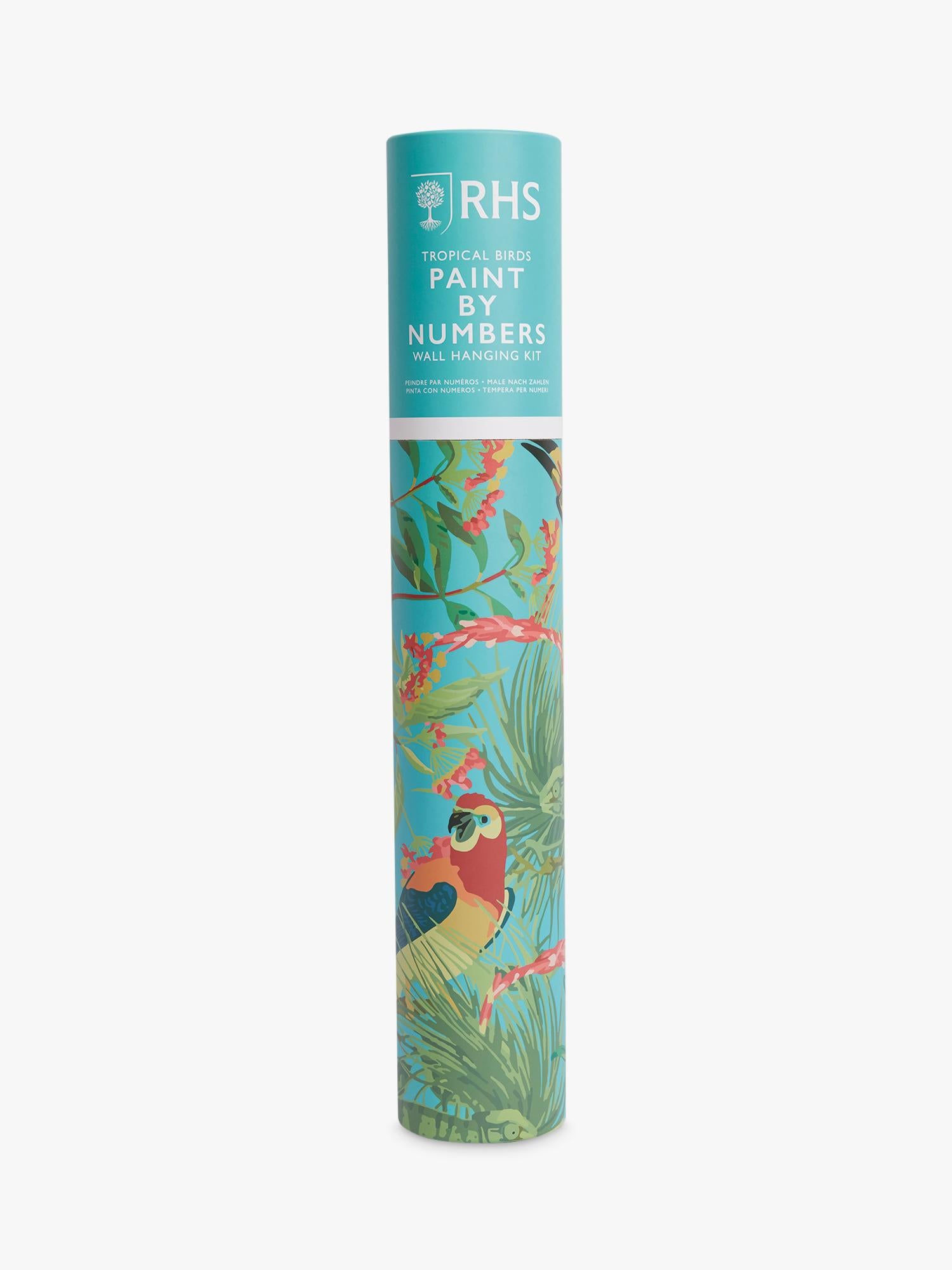 RHS Exotic Birds paint by numbers kit 40x50cm, imported from the UK