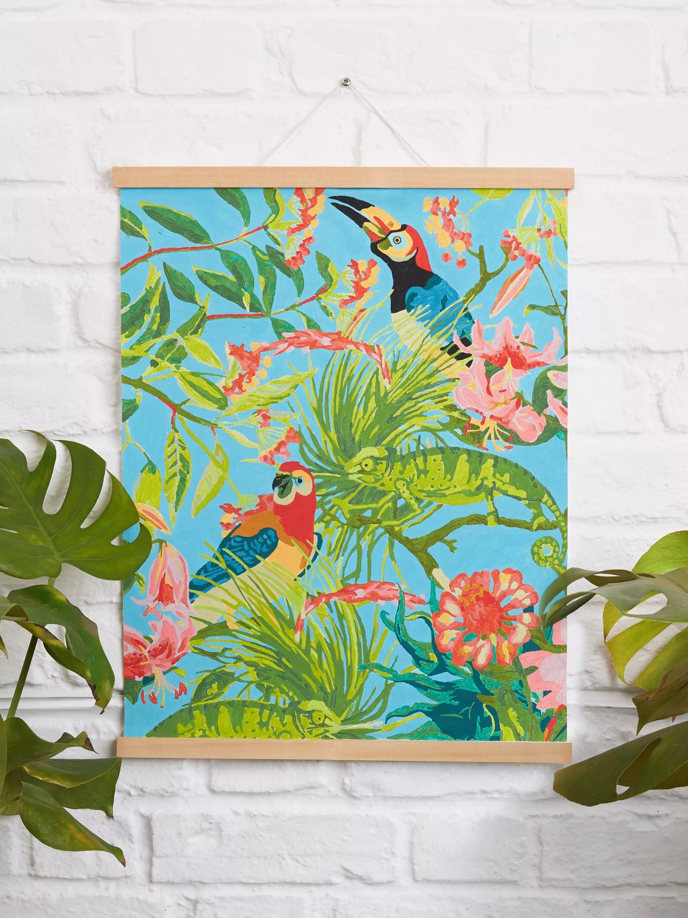 RHS Exotic Birds paint by numbers kit 40x50cm, imported from the UK