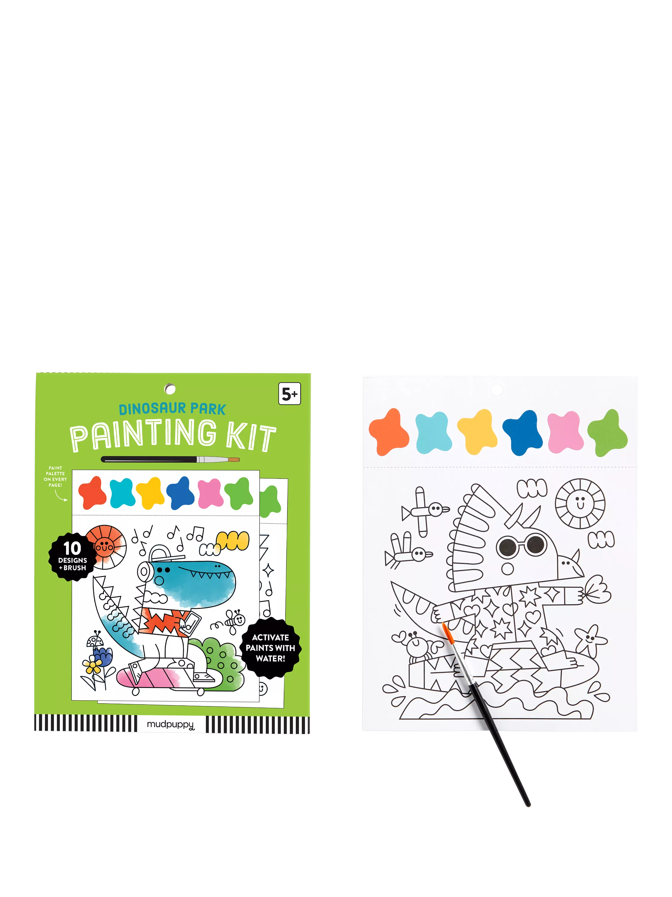 Galison Dinosaur Painting Kit craft set (British brand)