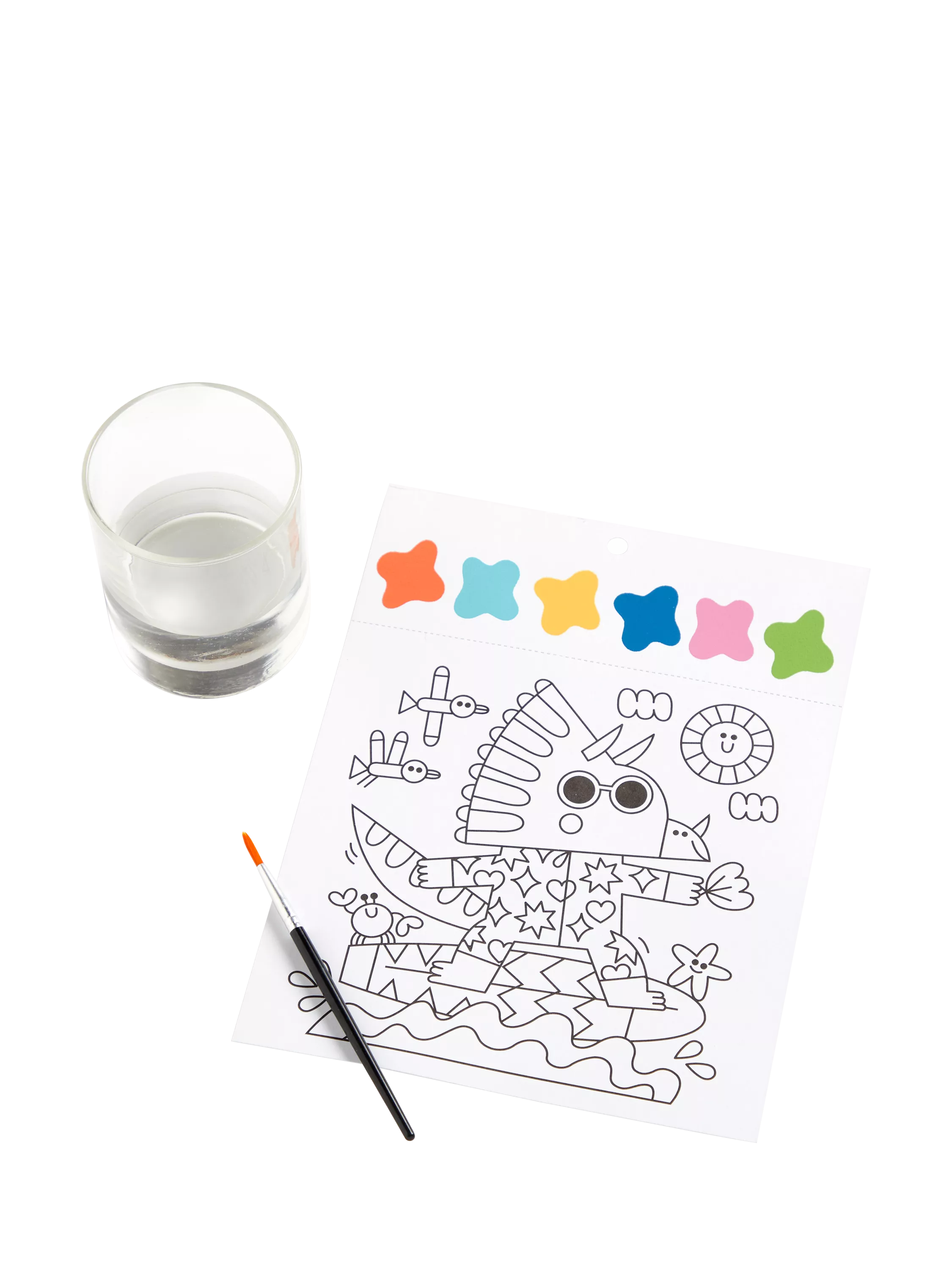 Galison Dinosaur Painting Kit craft set (British brand)