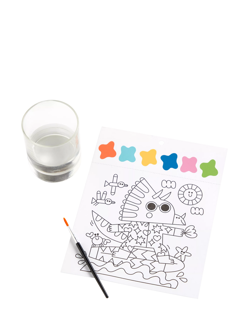 Galison Dinosaur Painting Kit craft set (British brand)