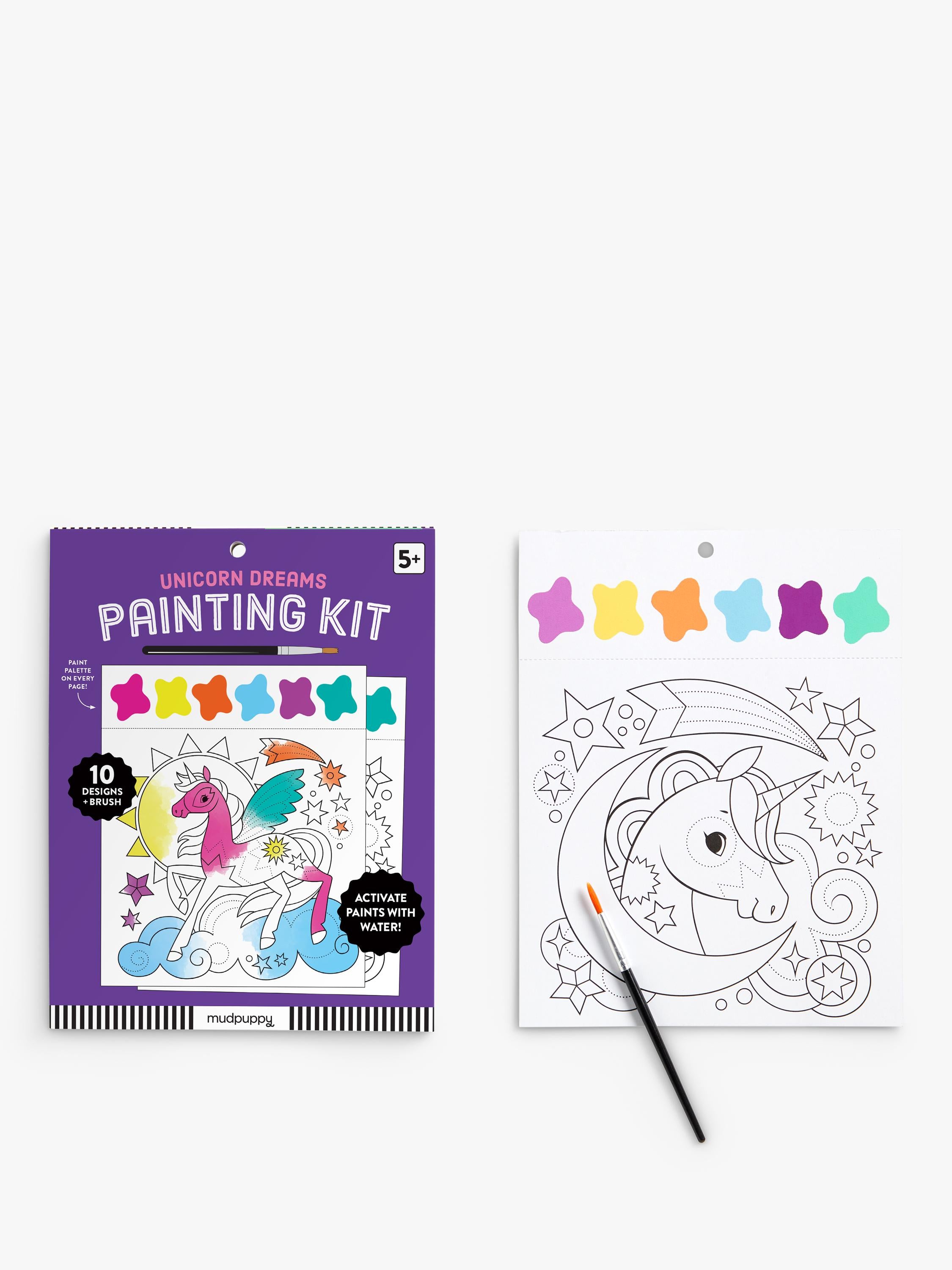 Galison Unicorn Dreams watercolour painting kit for children (British brand)