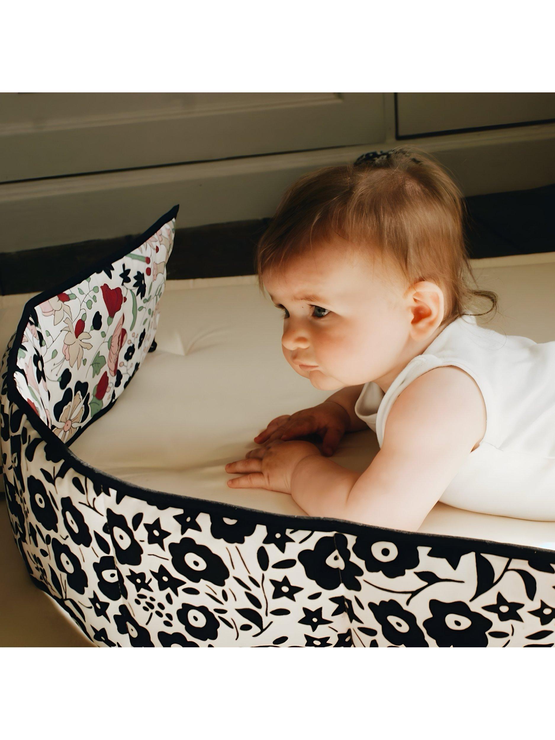 Etta Loves reversible sensory strip with Liberty prints - British product
