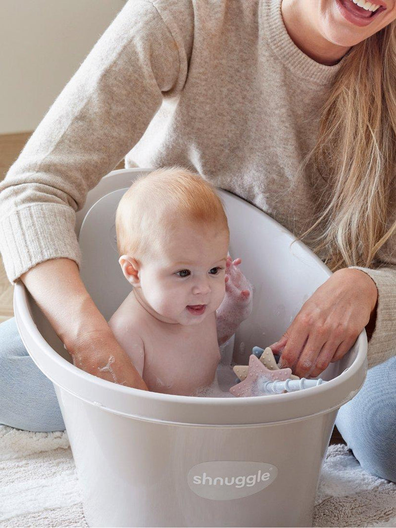 Shnuggle baby bath and changing essentials bundle Taupe (British brand)