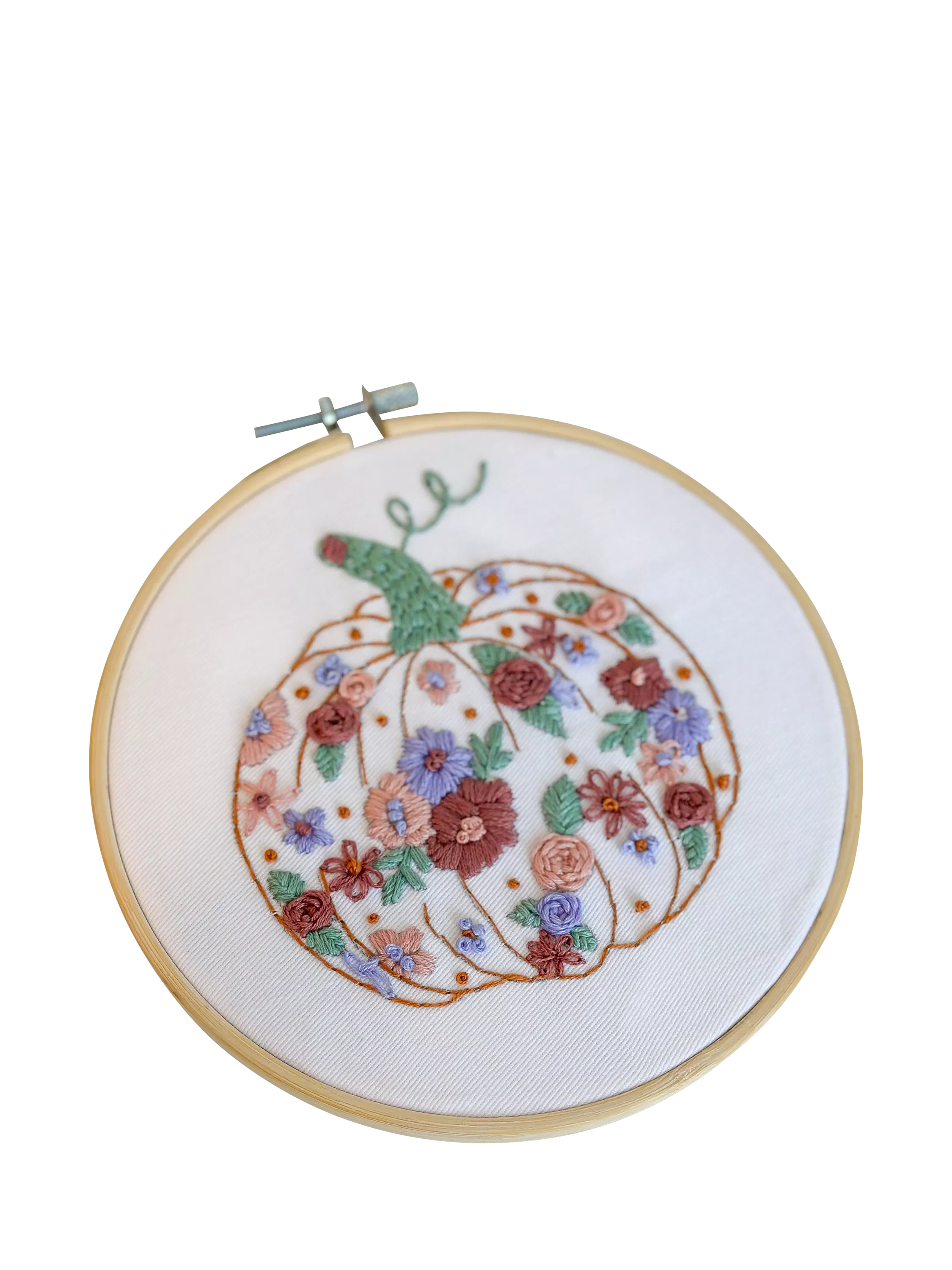MakeBox & Co Pretty Pumpkin embroidery kit (British brand)