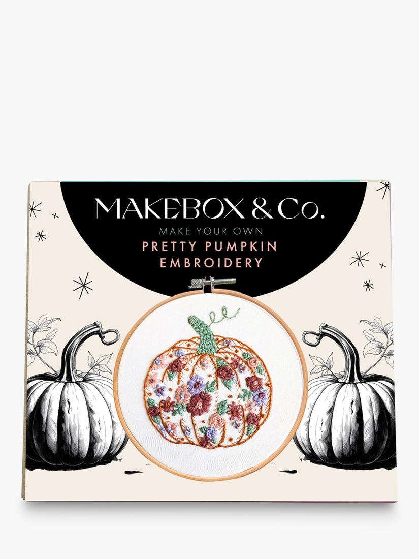 MakeBox & Co Pretty Pumpkin embroidery kit (British brand)