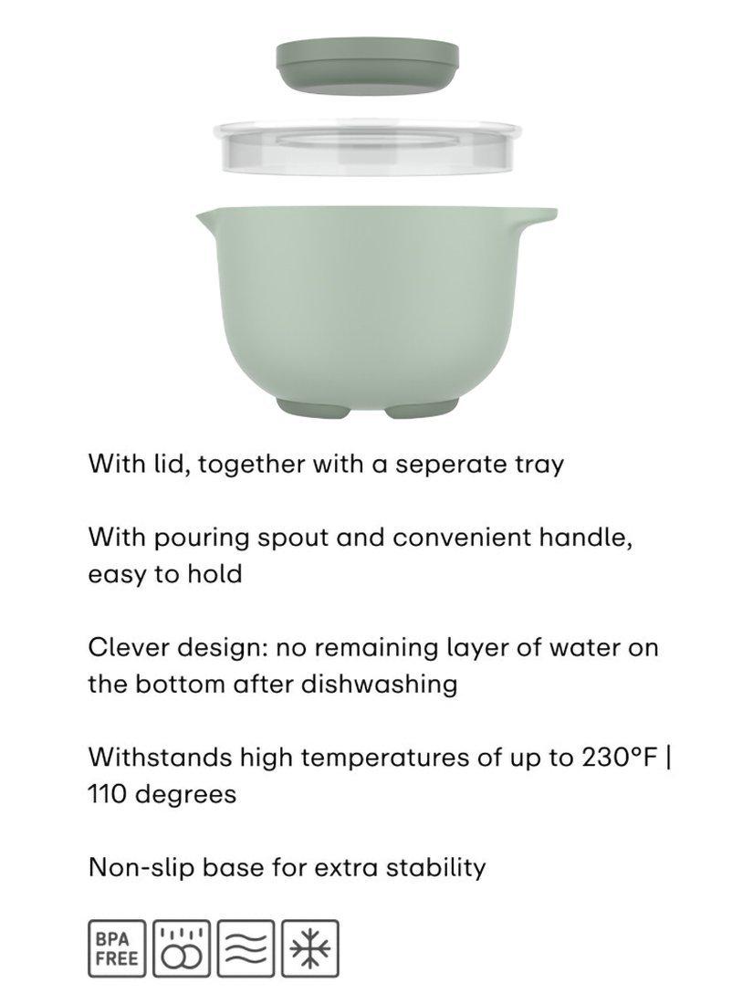 Mepal Chef It mixing bowl Nordic Sage 3L, UK version