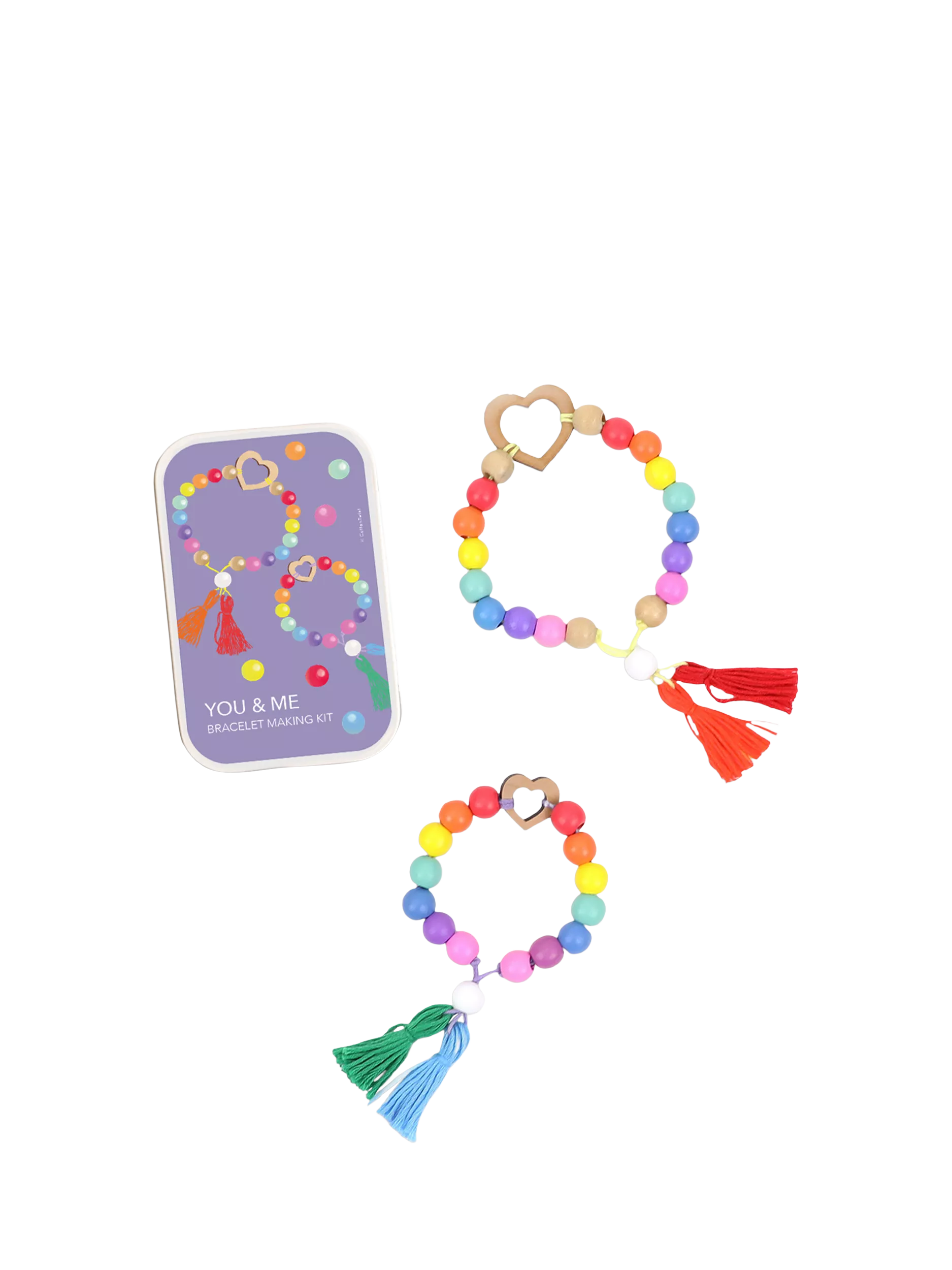 Cotton Twist You & Me bracelet craft kit, imported from the UK