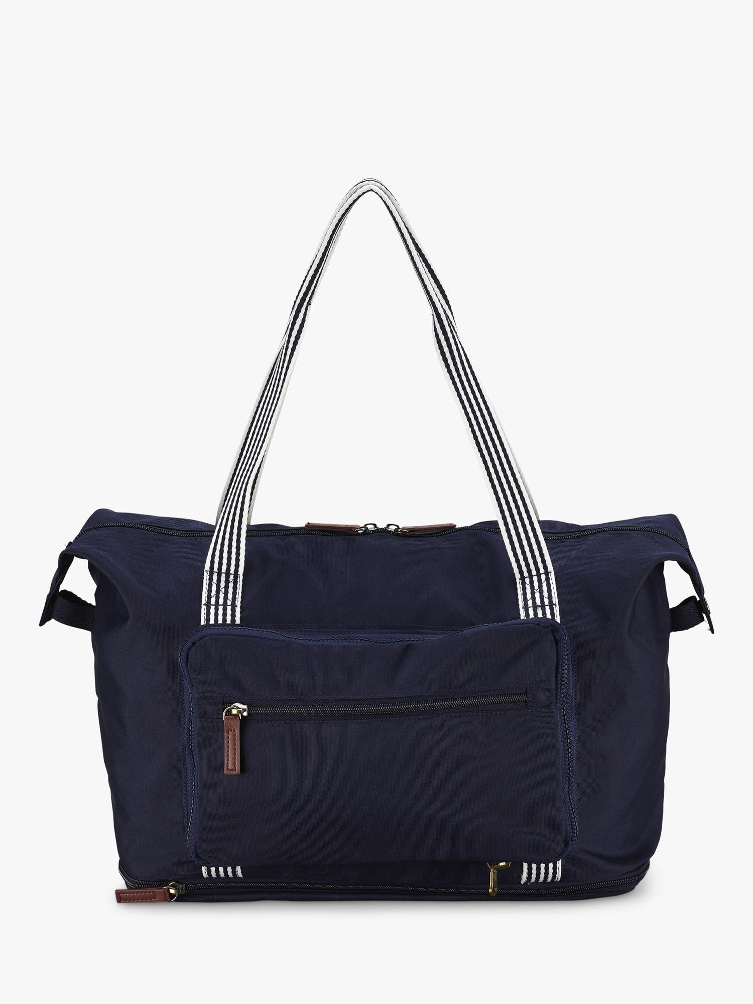 Joules packable duffle bag French Navy recycled polyester - British product