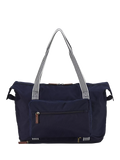 Joules packable duffle bag French Navy recycled polyester - British product