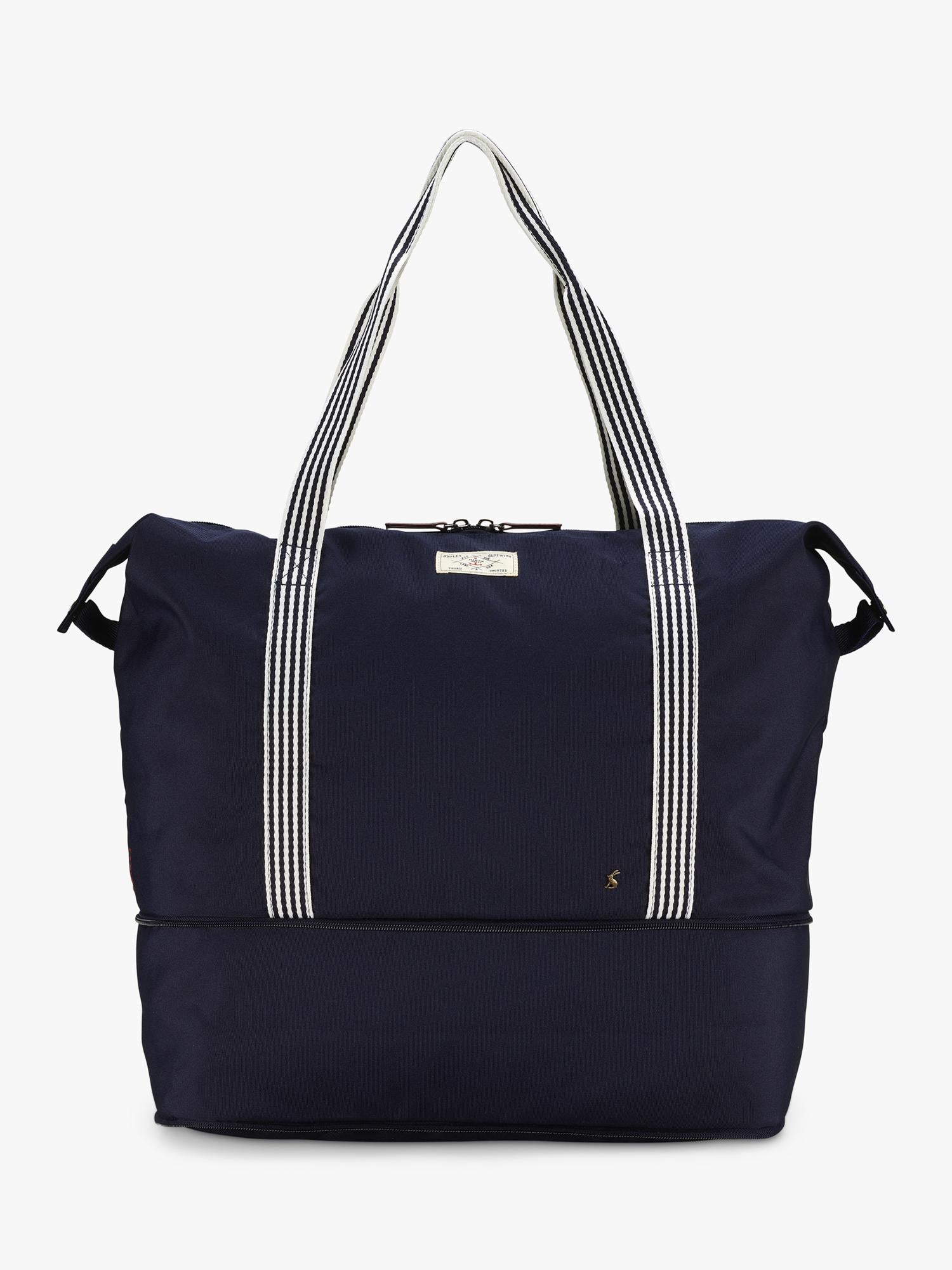 Joules packable duffle bag French Navy recycled polyester - British product