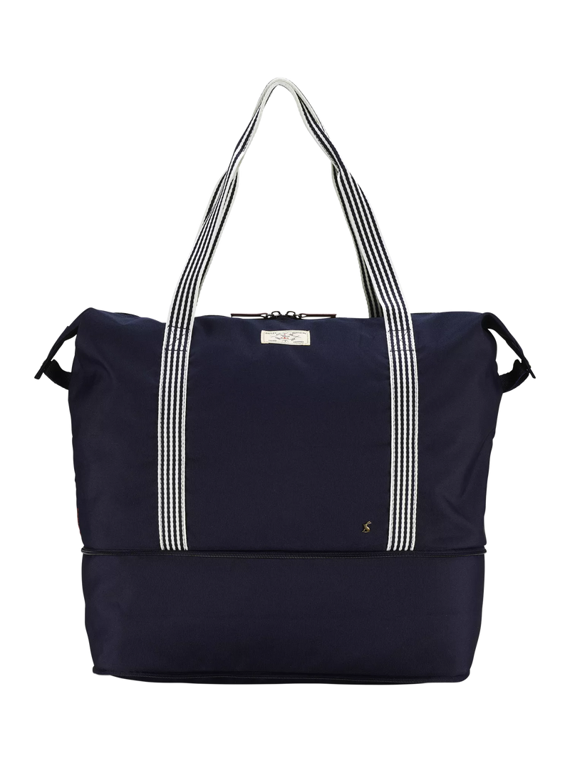 Joules packable duffle bag French Navy recycled polyester - British product