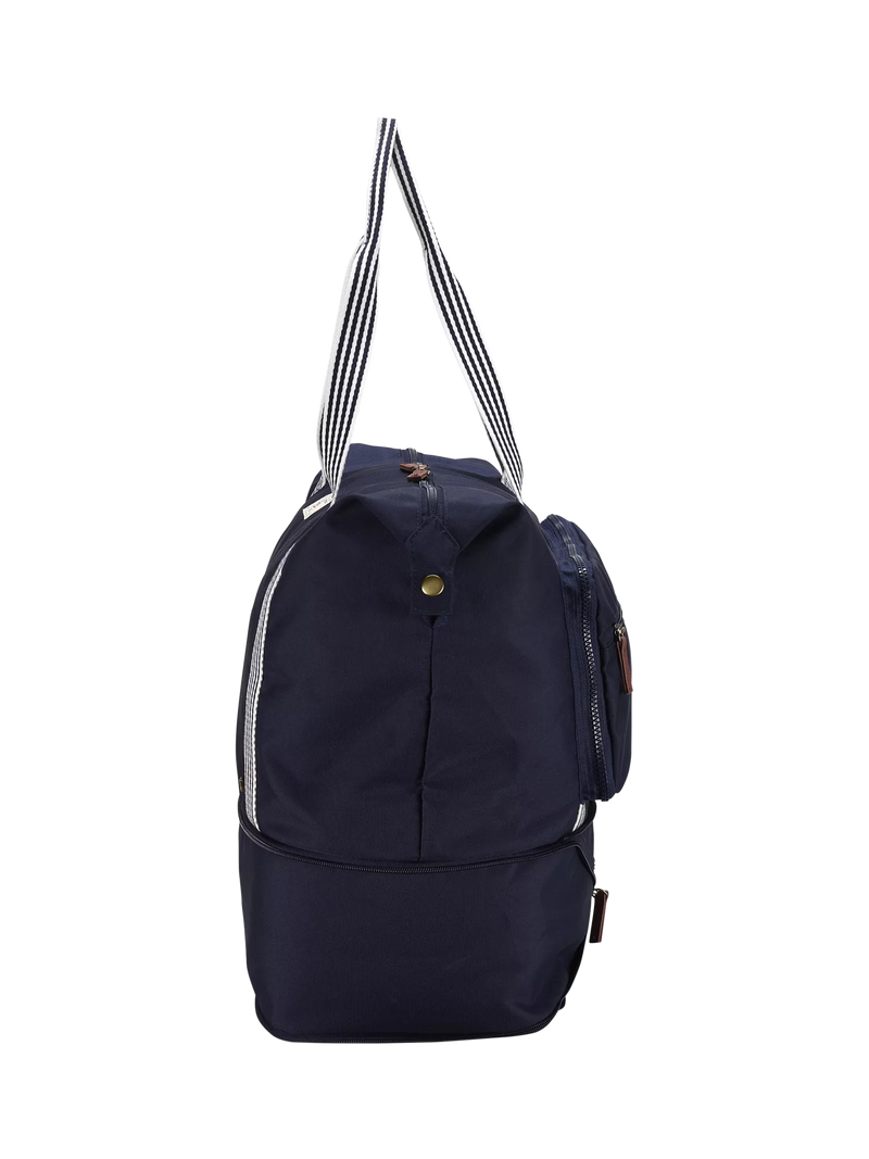 Joules packable duffle bag French Navy recycled polyester - British product